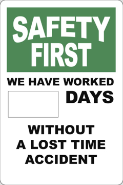 Show details for Safety First Signs 859668773 Picture of Safety First Signs 859668773