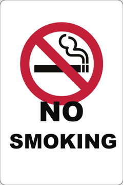 Show details for No Smoking Signs 860535109 Picture of No Smoking Signs 860535109