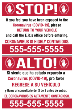 Show details for Hospital Signage Sandwich Board Signs 872213815 Picture of Hospital Signage Sandwich Board Signs 872213815