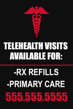 Show details for Medical Services Sandwich Board Signs 872309285 Picture of Medical Services Sandwich Board Signs 872309285