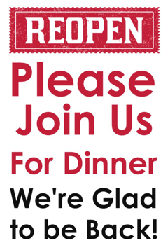 Show details for Reopened Sandwich Board Signs 872618040 Picture of Reopened Sandwich Board Signs 872618040