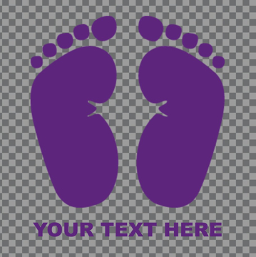 Show details for Paw and Footprint Clear Decals 12925775 Picture of Paw and Footprint Clear Decals 12925775