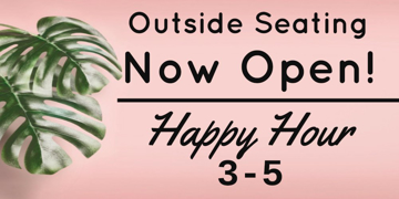 Show details for Outdoor Seating Now Open 873354312 Picture of Outdoor Seating Now Open 873354312