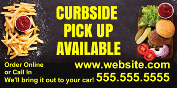 Show details for Curbside Pickup Banners 872187841 Picture of Curbside Pickup Banners 872187841