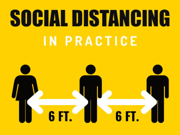 Show details for Social Distancing Signs 872158360 Picture of Social Distancing Signs 872158360