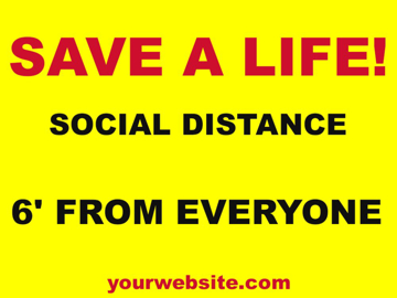 Show details for Social Distancing Signs 872158404 Picture of Social Distancing Signs 872158404