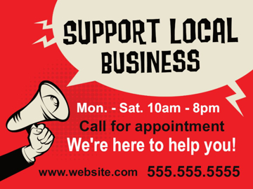 Show details for Support Local Signs 872186512 Picture of Support Local Signs 872186512