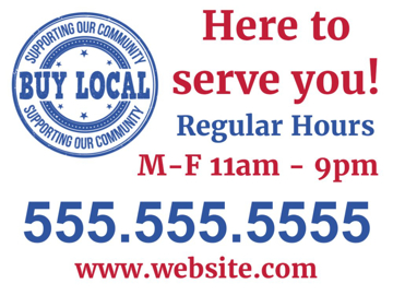 Show details for Support Local Signs 872186548 Picture of Support Local Signs 872186548