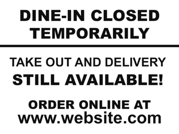 Show details for Take Out Only Signs 872166749 Picture of Take Out Only Signs 872166749