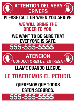 Show details for Take Out Only Signs 872167195 Picture of Take Out Only Signs 872167195