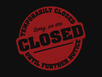 Show details for Temporary Closure Signs 872167903 Picture of Temporary Closure Signs 872167903