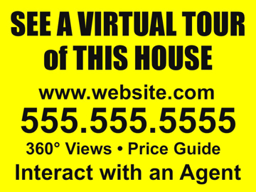 Picture of Virtual Real Estate Tour Signs 872186396