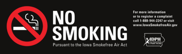 Show details for Iowa No Smoking 6150602 Picture of Iowa No Smoking 6150602
