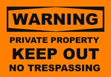 Show details for Keep Out Signs 860902487 Picture of Keep Out Signs 860902487