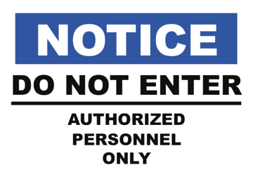 Show details for Notice Signs 861146873 Picture of Notice Signs 861146873