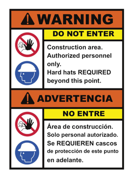 Show details for Construction Signs 860405365 Picture of Construction Signs 860405365