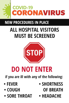 Show details for Hospital Signage Decals 872153954 Picture of Hospital Signage Decals 872153954