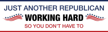 Show details for Republican Bumper Sticker 6 Picture of Republican Bumper Sticker 6