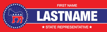 Show details for Democrat Bumper Sticker 1 Picture of Democrat Bumper Sticker 1