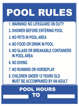Show details for Pool Safety Signs 860082644 Picture of Pool Safety Signs 860082644
