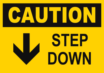 Show details for Watch Your Step Signs 861355608 Picture of Watch Your Step Signs 861355608