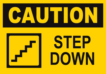 Show details for Watch Your Step Signs 861385708 Picture of Watch Your Step Signs 861385708