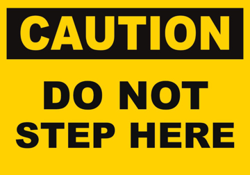 Show details for Watch Your Step Signs 861607472 Picture of Watch Your Step Signs 861607472