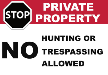 Show details for Hunting/Posted Signs 860516136 Picture of Hunting/Posted Signs 860516136