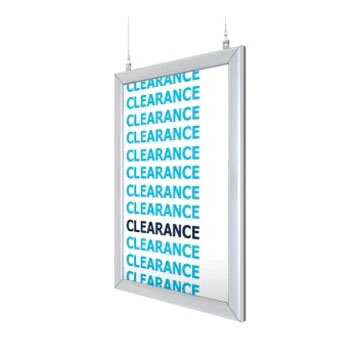 Show details for 17"h x 11"w Hanging Signframe Kit Picture of 17"h x 11"w Hanging Signframe Kit
