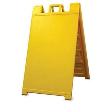 Show details for Yellow Sandwich Board Blank Picture of Yellow Sandwich Board Blank