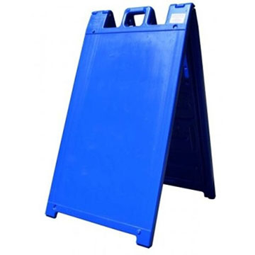 Show details for Blue Sandwich Board Blank Picture of Blue Sandwich Board Blank