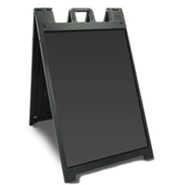 Show details for Black Sandwich Board Blank Picture of Black Sandwich Board Blank