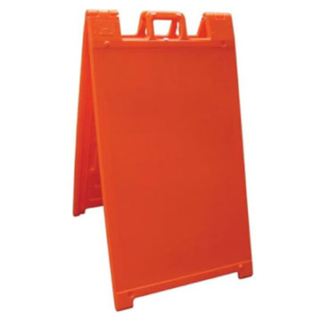 Show details for Orange Sandwich Board Blank Picture of Orange Sandwich Board Blank