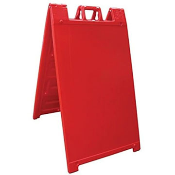 Show details for Red Sandwich Board Blank Picture of Red Sandwich Board Blank