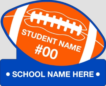 Show details for Football Shape 2 Picture of Football Shape 2