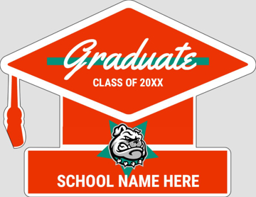 Picture of Grad Sign Cap w/ Text 6