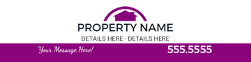 Show details for 6" x 24" Property Management 5 Picture of 6" x 24" Property Management 5
