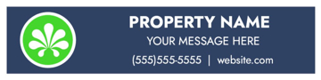 Show details for 6" x 24" Property Management 4 Picture of 6" x 24" Property Management 4