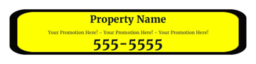 Show details for 6" x 24" Property Management 16 Picture of 6" x 24" Property Management 16