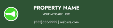 Show details for 6" x 24" Property Management 12 Picture of 6" x 24" Property Management 12