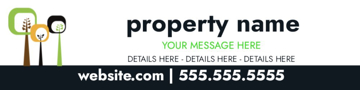 Show details for 6" x 24" Property Management 10 Picture of 6" x 24" Property Management 10