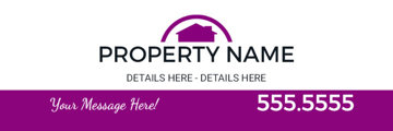 Show details for 6" x 18" Property Management 5 Picture of 6" x 18" Property Management 5