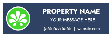 Show details for 6" x 18" Property Management 4 Picture of 6" x 18" Property Management 4