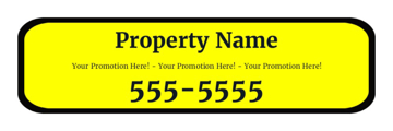 Show details for 6" x 18" Property Management 16 Picture of 6" x 18" Property Management 16