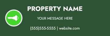 Show details for 6" x 18" Property Management 12 Picture of 6" x 18" Property Management 12