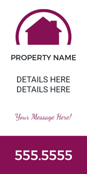 Show details for 24" x 12" Property Management 5 Picture of 24" x 12" Property Management 5