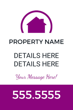 Show details for 18" x 12" Property Management 5 Picture of 18" x 12" Property Management 5