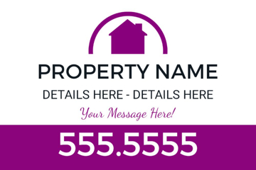 Show details for 12" x 18" Property Management 5 Picture of 12" x 18" Property Management 5