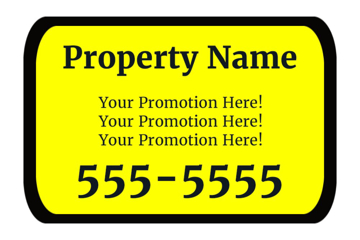 Show details for 12" x 18" Property Management 16 Picture of 12" x 18" Property Management 16