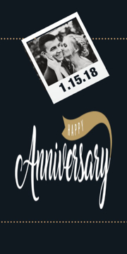 Show details for 24" x 12" Anniversary 3 Picture of 24" x 12" Anniversary 3